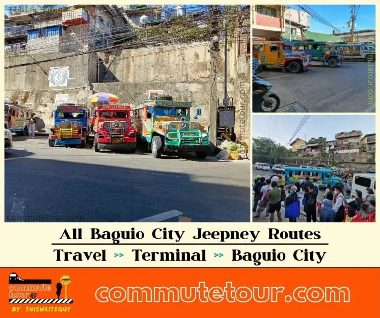 Baguio City Jeep Terminals and Route Map