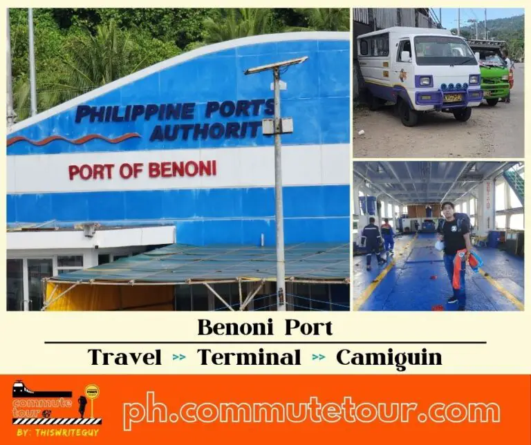 Benoni Port Camiguin Jeep and UV Express Van Routes