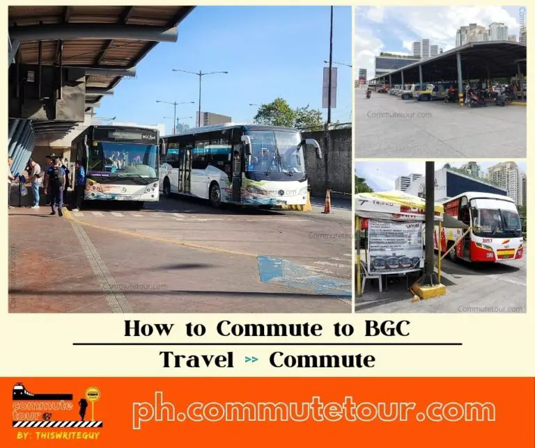 How To Commute To BGC (Bonifacio Global City), Market Market And Uptown ...