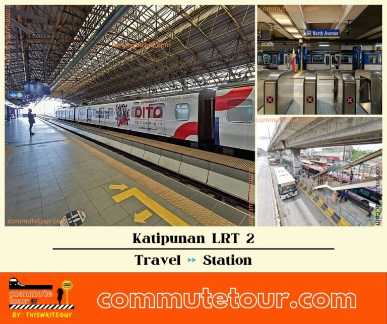Katipunan Station LRT 2 Schedule and Route Map | 2024