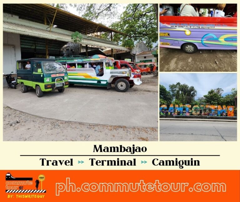 Mambajao Terminal Jeep and UV Express Van Routes | Camiguin