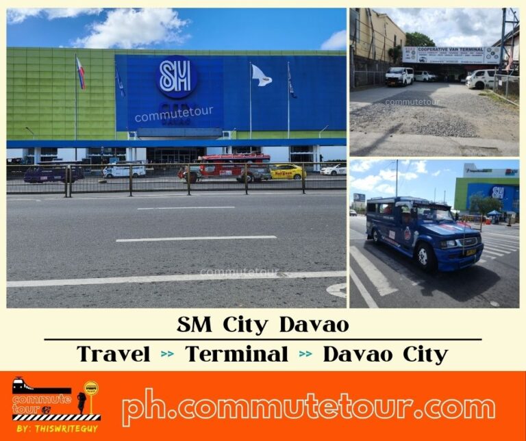 SM City Davao Terminal Jeep and Van Routes